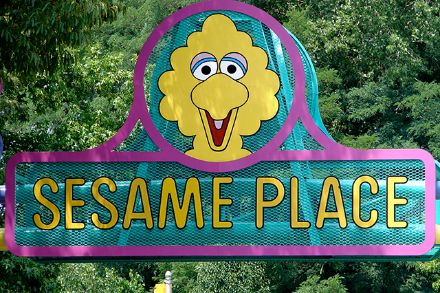 sesame place sign