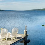 finger lakes - two chairs on a dock