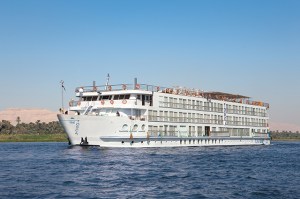 uniworld cruises - Prince Abbas on the River Tosca.