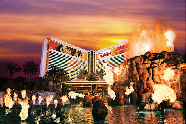 casinos - mirage resort exterior