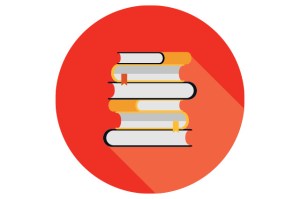 illustration of a stack of books