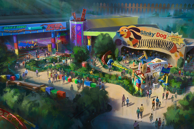 Toy Story Land rendering
