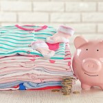 Laundry and piggy bank