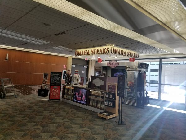 Omaha Steaks at the Airport