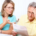 Couple looking at paperwork