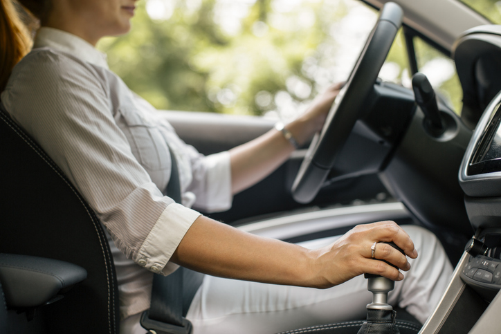 woman driving