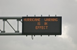 hurricane warning