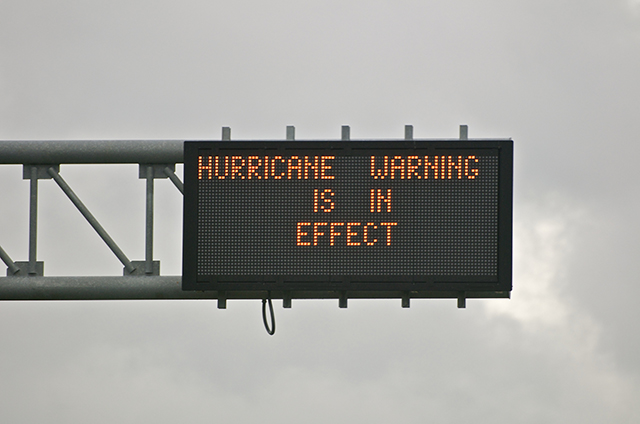 hurricane warning