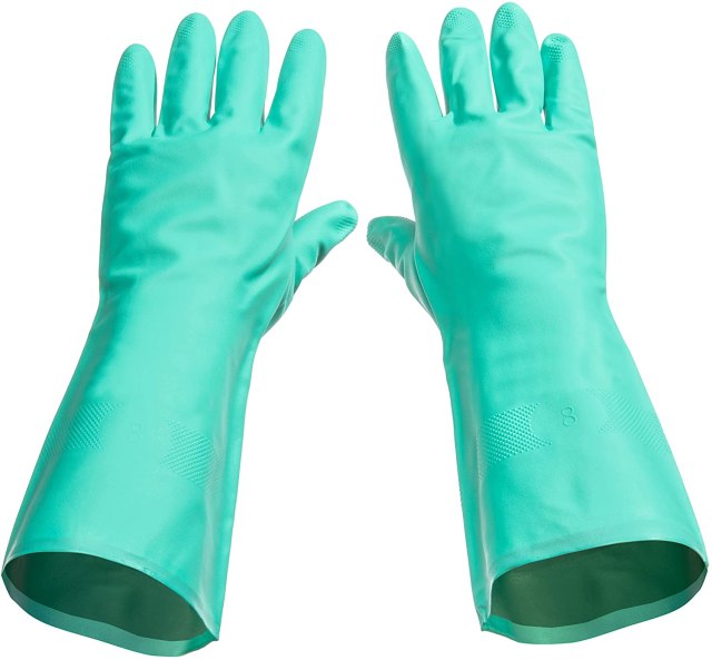 rubber gloves
