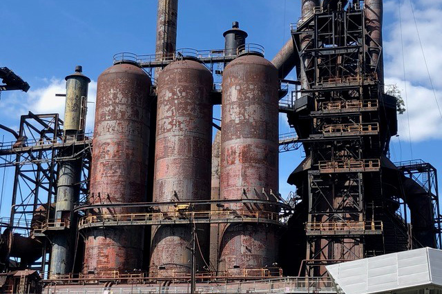 Bethlehem Steel's abandoned stacks