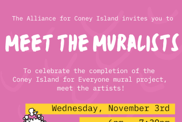Coney Island’s Meet the Muralists Event