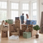 couple moving into apartment