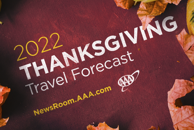 aaa travel forecast thanksgiving 2022