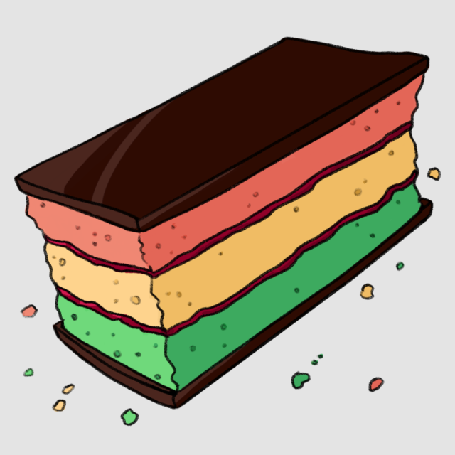 raindbow cookie