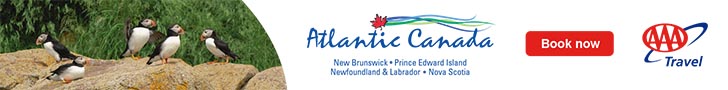 Discover Atlantic Canada - Newfoundland - Leaderboard Ad