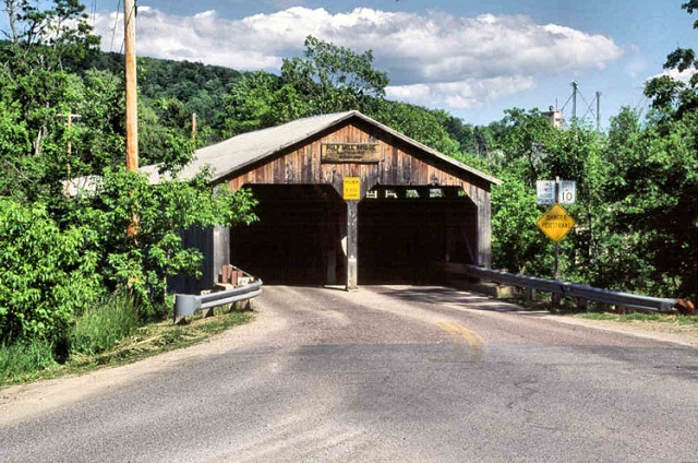 pulp mill covered bridge