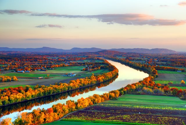 Connecticut river - fall activities in new england
