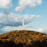 best fall foliage views - monument at high point