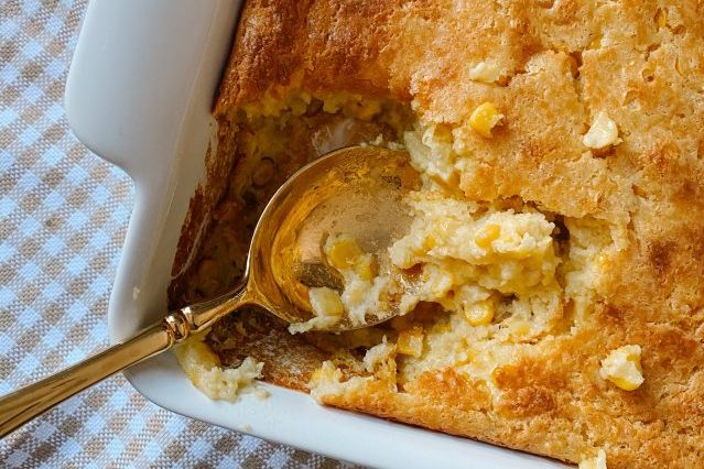 shop and cook: thanksgiving side dish cornbread casserole