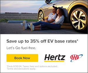 Hertz EV Sidebar Advertisement April 24