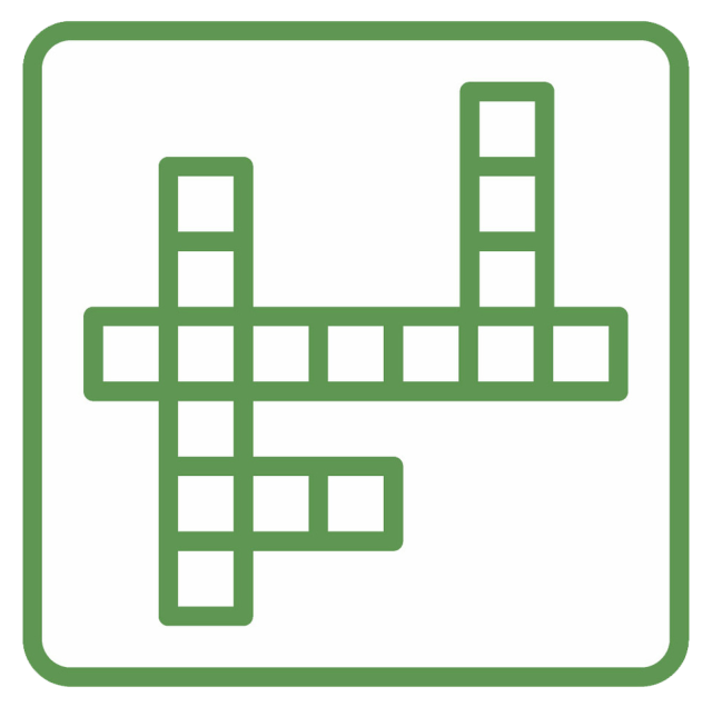 crossword green
