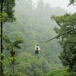 ziplining on a costa rica vacation