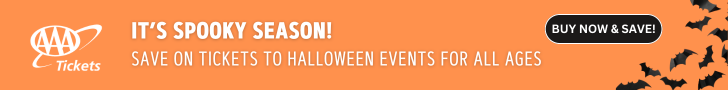 D&R Tickets Halloween leaderboard advertisement