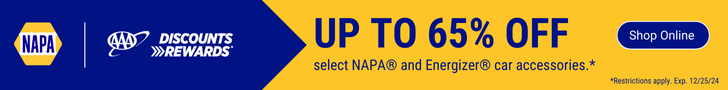 NAPA Auto Leaderboard Ad Dec 24