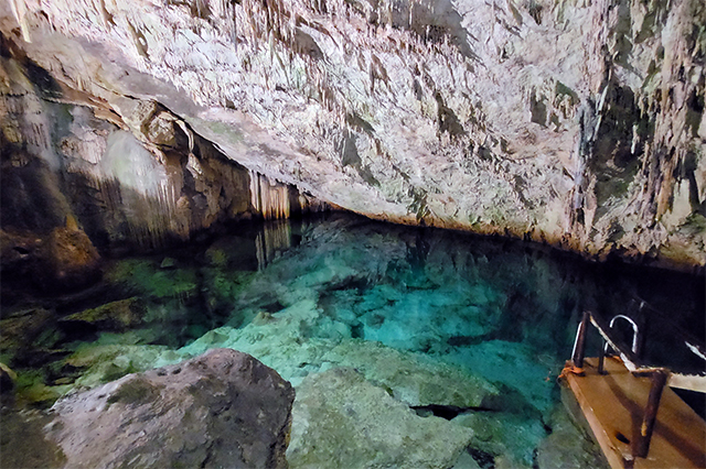 Cathedral Cave at Grotto Bay Beach Resort & Spa.