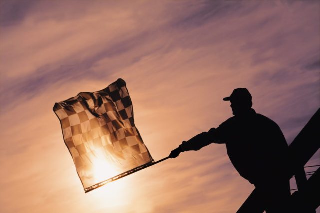 checkered flag