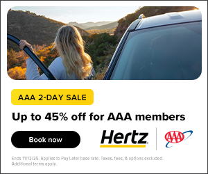 Hertz Flash Sale November 25 Sidebar Ad